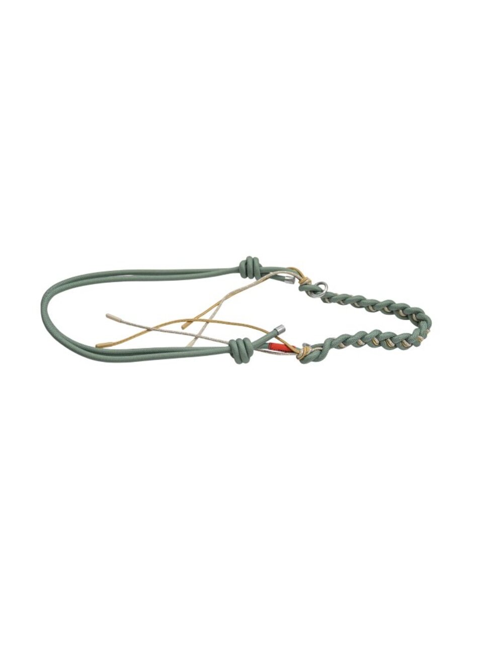 Topologie Wares Straps 8 mm Braided O-Rope in Green
